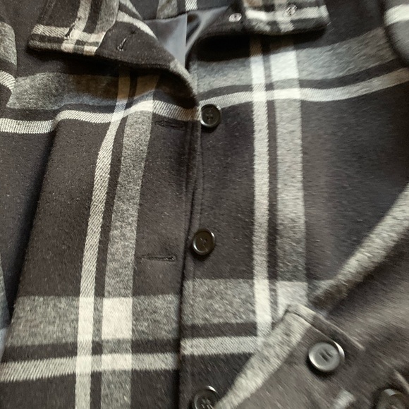 Le Chateau Plaid Pleated Jacket - Picture 3 of 10